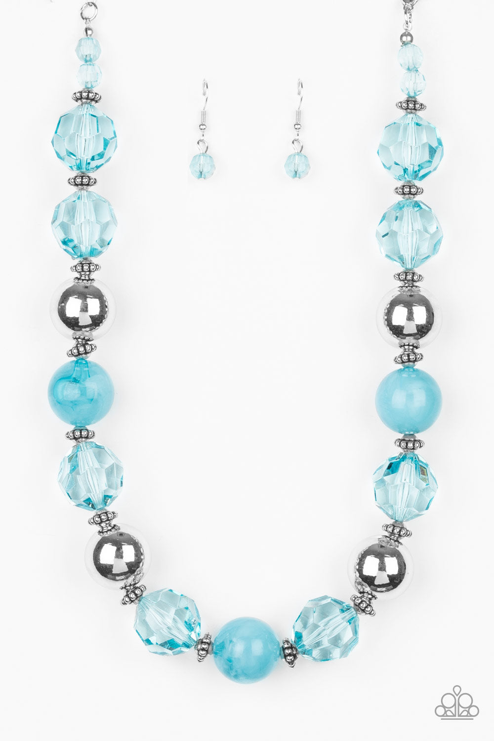 Very Voluminous - blue - Paparazzi necklace