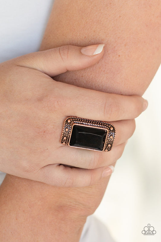 Very HEIR-Descent-copper-Paparazzi ring