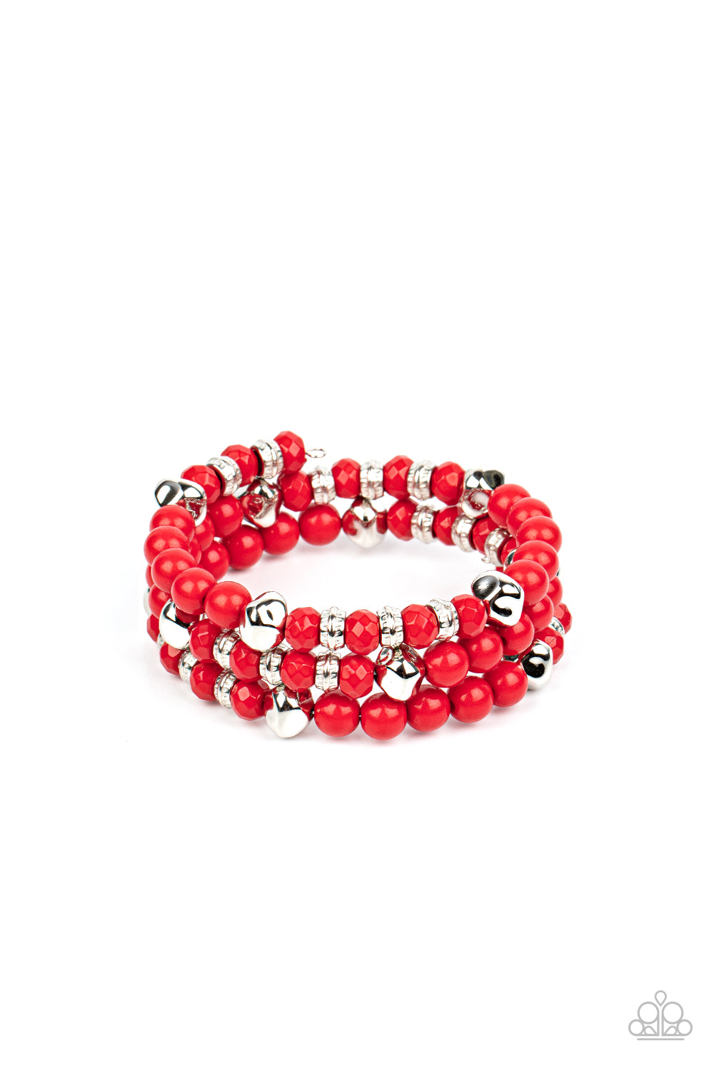 Vibrant Verve - red - Paparazzi bracelet