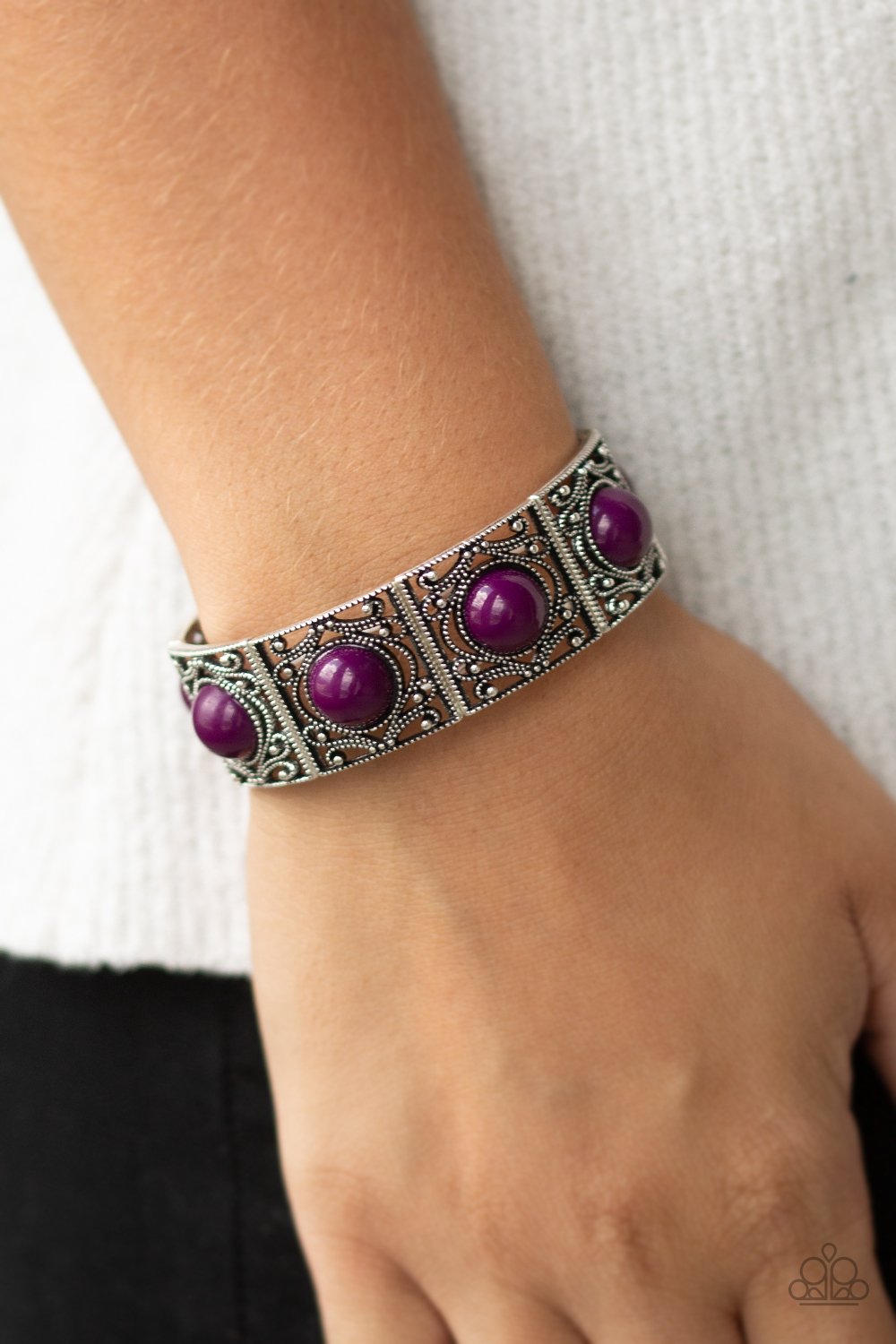 Victorian Dream-purple-Paparazzi bracelet