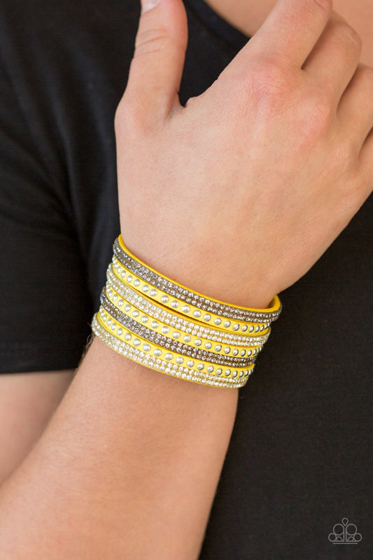 Victory Shine - yellow - Paparazzi bracelet