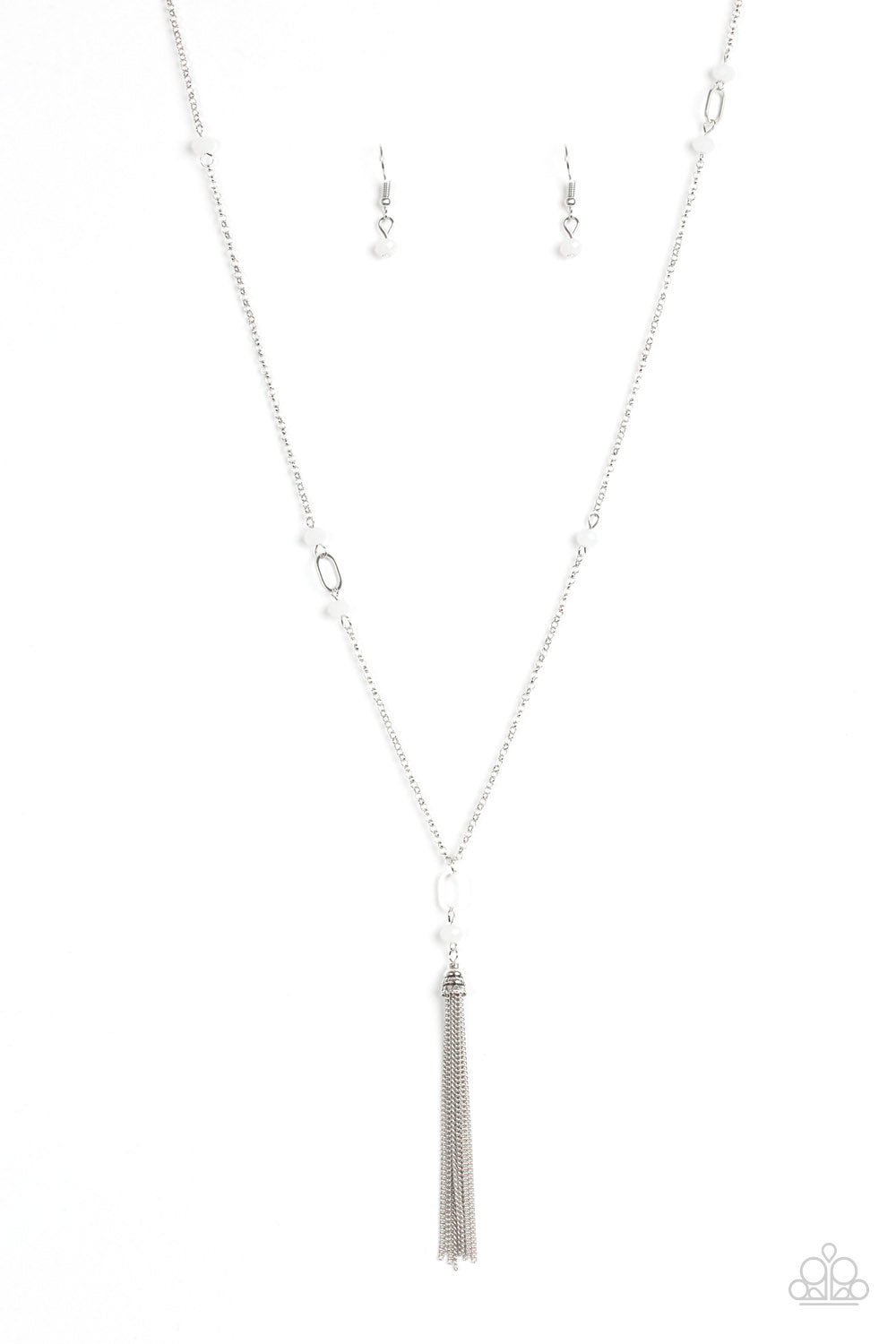 Vienna Voyage - white - Paparazzi necklace