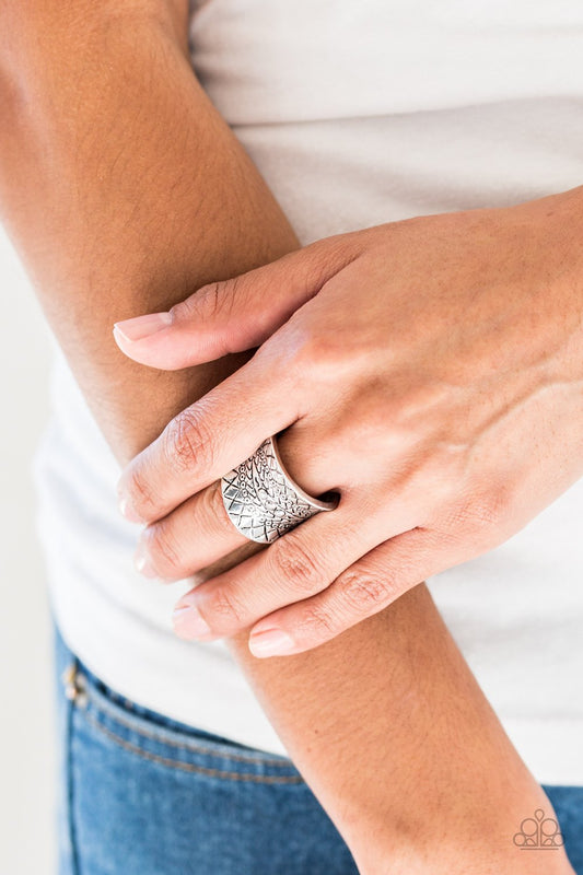 Villa Vibe - silver - Paparazzi ring