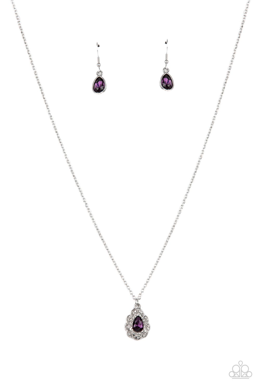 Vintage Validation - purple - Paparazzi necklace