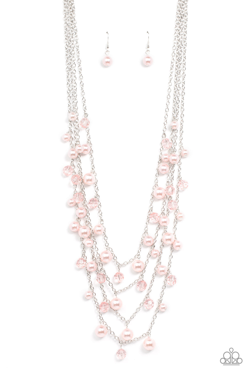 Vintage Virtuoso - pink - Paparazzi necklace