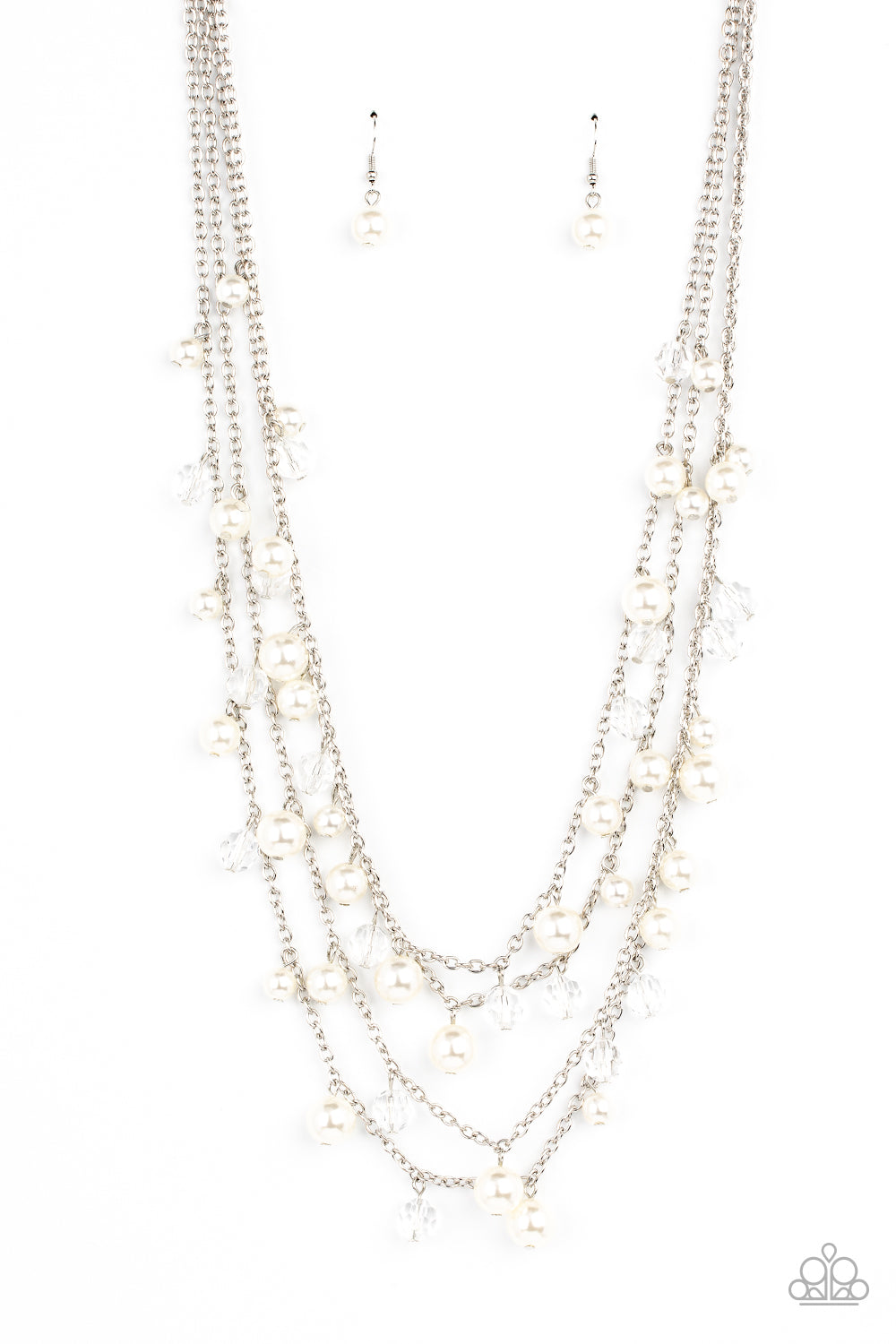 Vintage Virtuoso - white - Paparazzi necklace – JewelryBlingThing