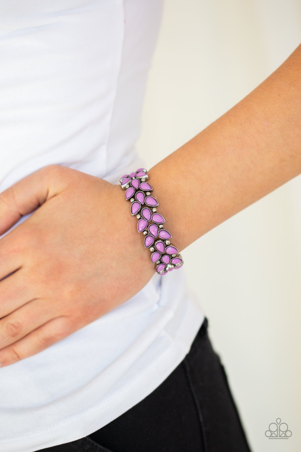 Vintage Venture-purple-Paparazzi bracelet