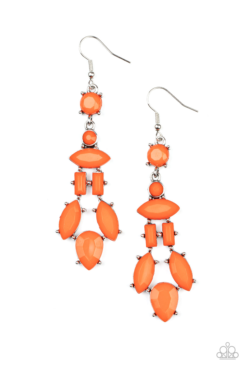 Visually Vivacious - orange - Paparazzi earrings