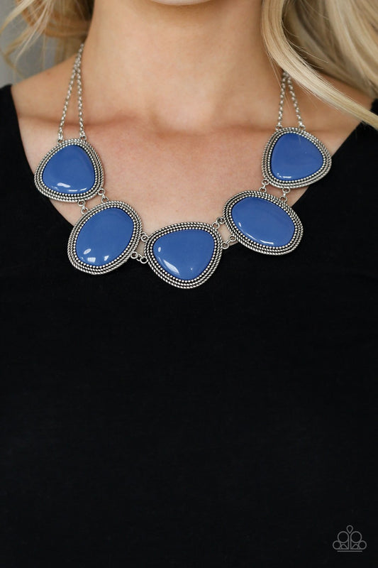 Viva la Vivid-blue-Paparazzi necklace