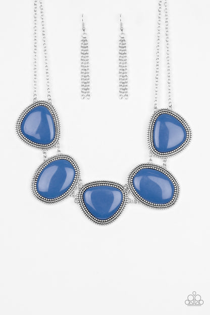 Viva la Vivid - blue - Paparazzi necklace