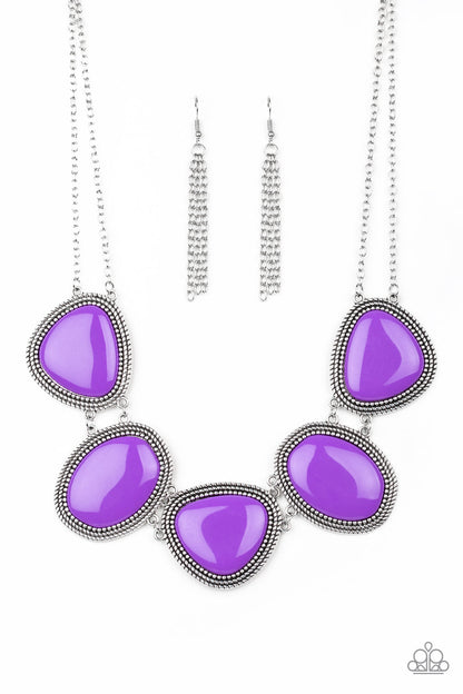 Viva la Vivid - purple - Paparazzi necklace