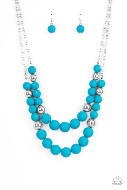 Vivid Vanity - blue - Paparazzi necklace