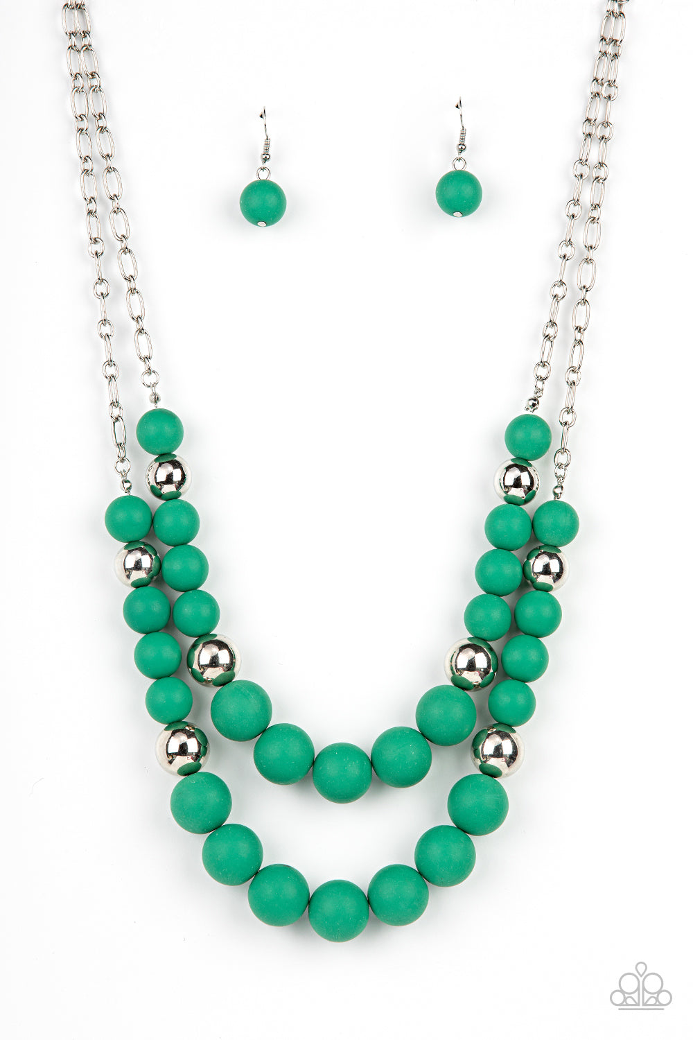 Vivid Vanity - green - Paparazzi necklace