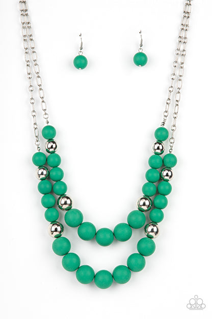 Vivid Vanity - green - Paparazzi necklace