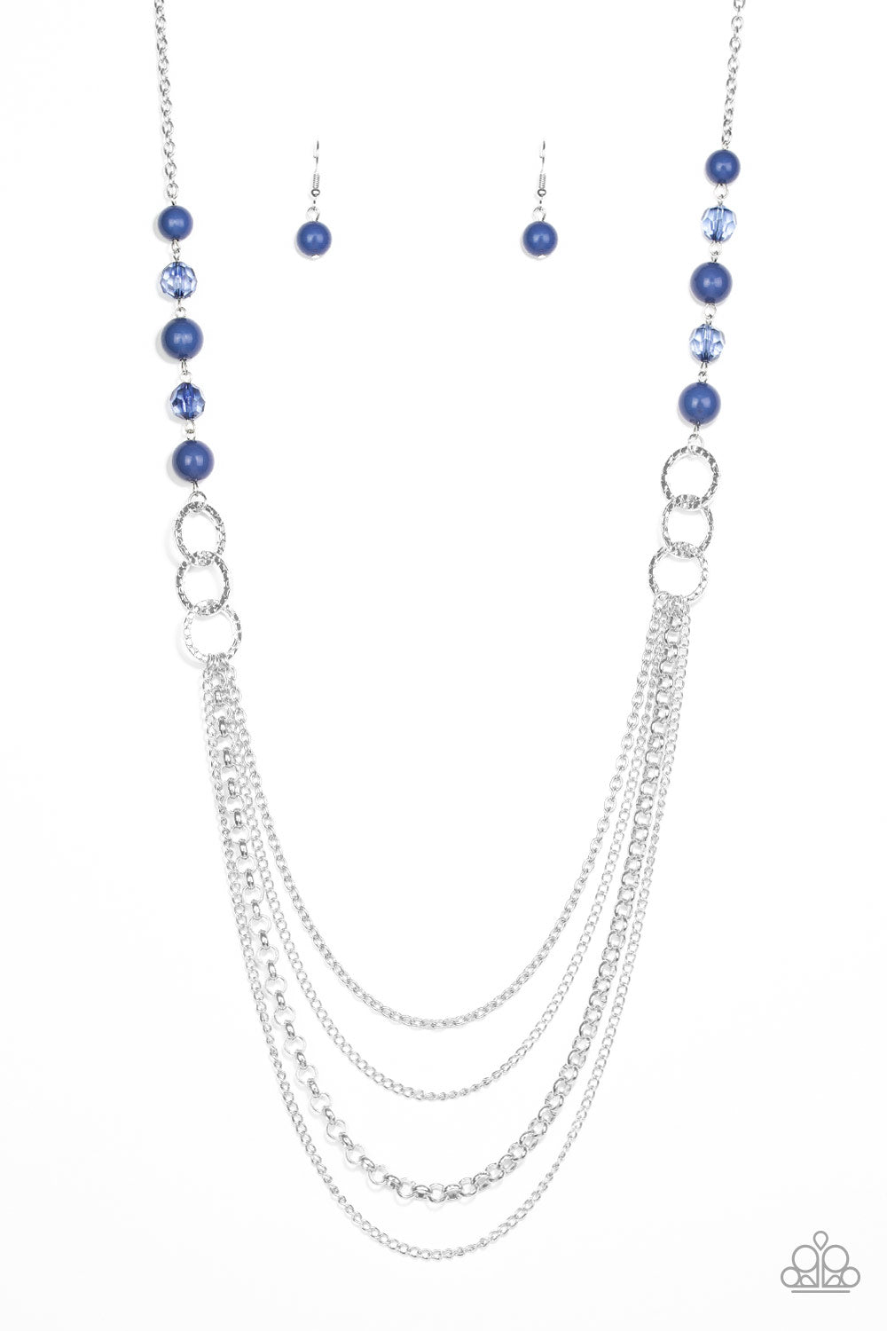 Vividly Vivid - blue - Paparazzi necklace