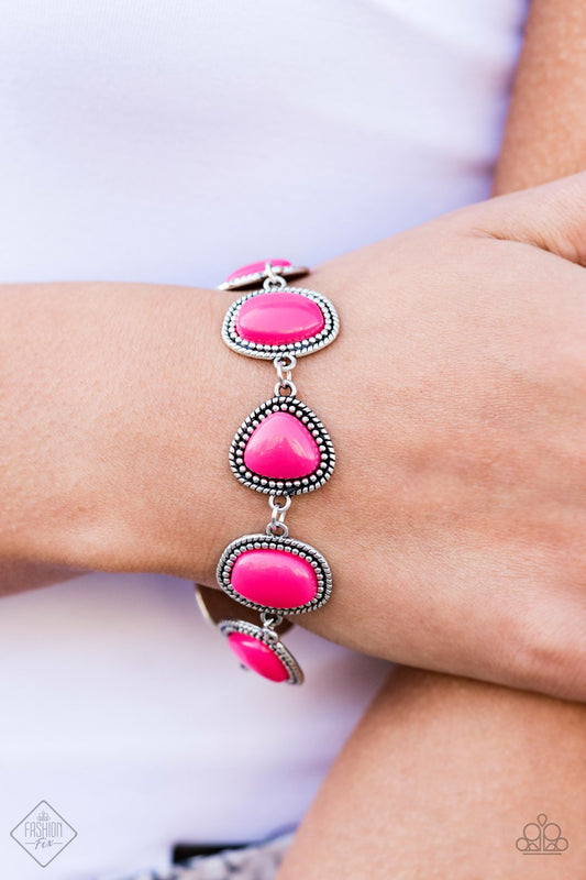 Vividly Vixen-pink-Paparazzi bracelet