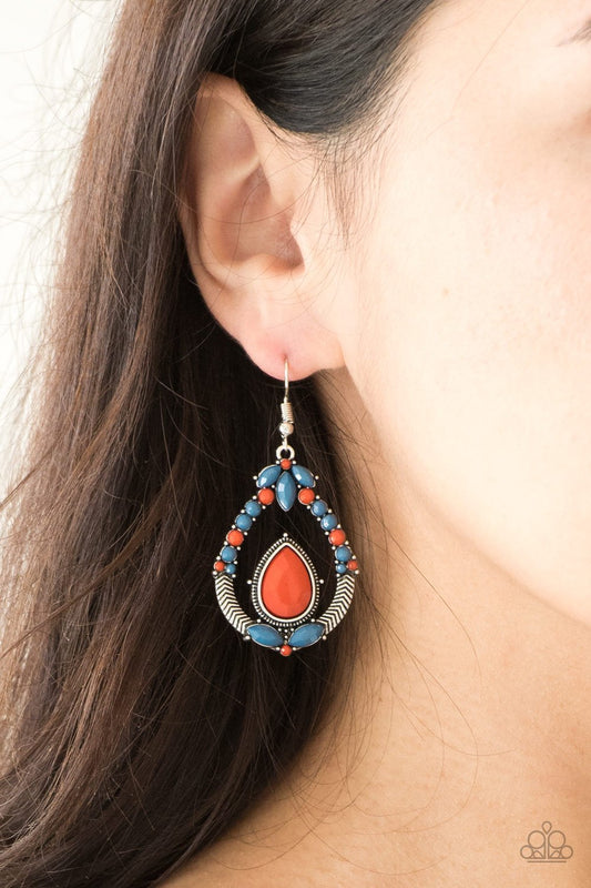 Vogue Voyager-multi-Paparazzi earrings