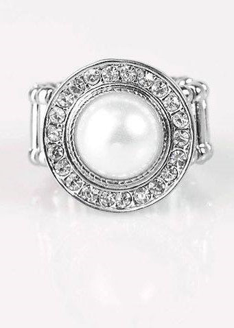 Vow To Wow - white - Paparazzi ring