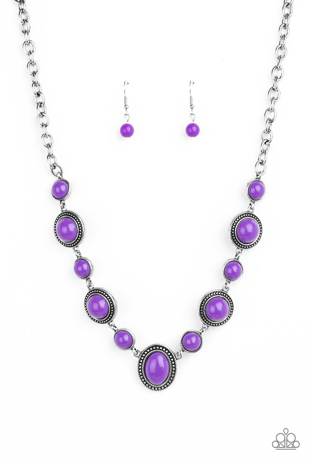 Voyager Vibes - purple - Paparazzi necklace