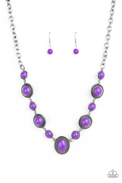 Voyager Vibes - purple - Paparazzi necklace