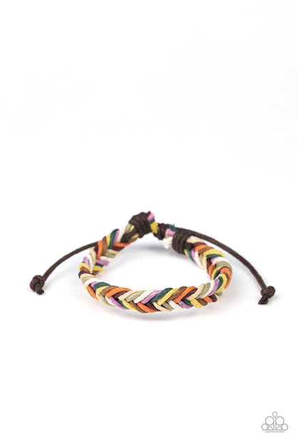 WEAVE It Be - multi (brown) - Paparazzi bracelet