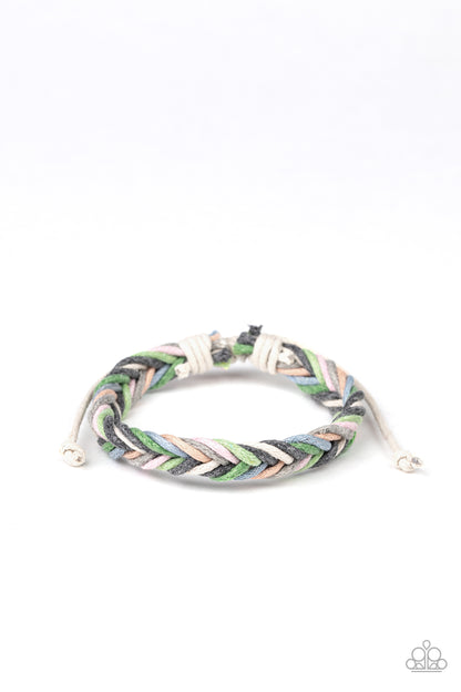 WEAVE It Be - multi (green) - Paparazzi bracelet