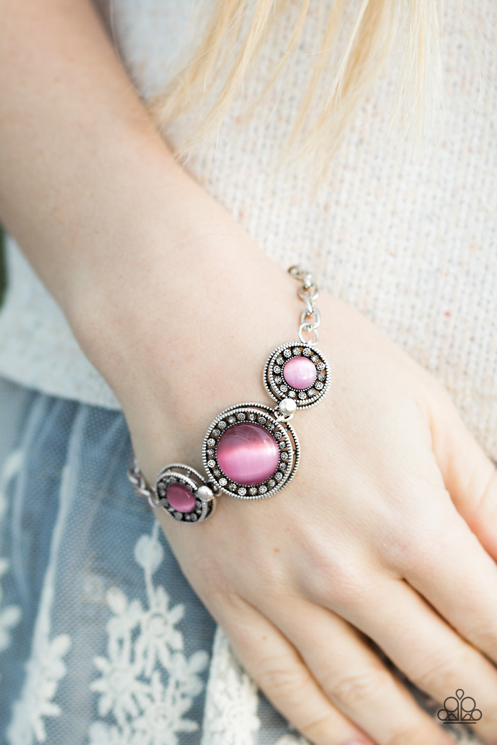 WHEEL Call - pink - Paparazzi bracelet