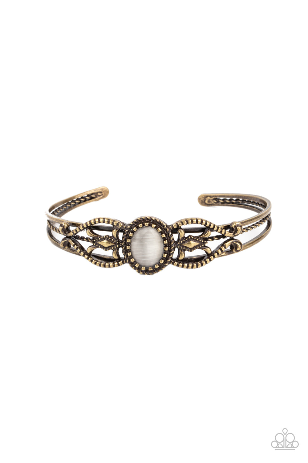 Wait and SEER - brass - Paparazzi bracelet