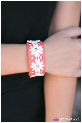 Wake Up and Smell The Daisies - Orange - Paparazzi bracelet