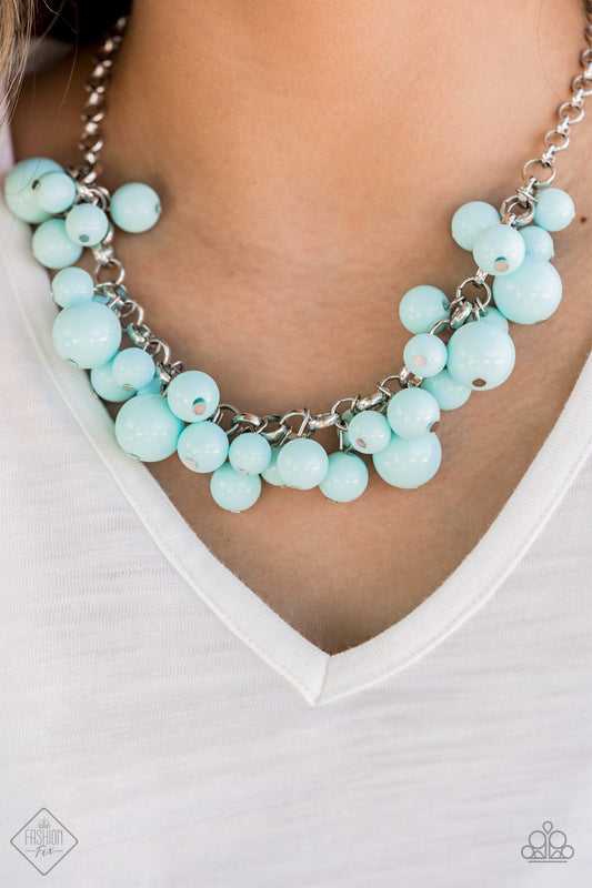 Walk This BROADWAY - blue - Paparazzi necklace