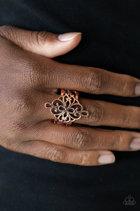 Walk the Vine-copper-Paparazzi ring