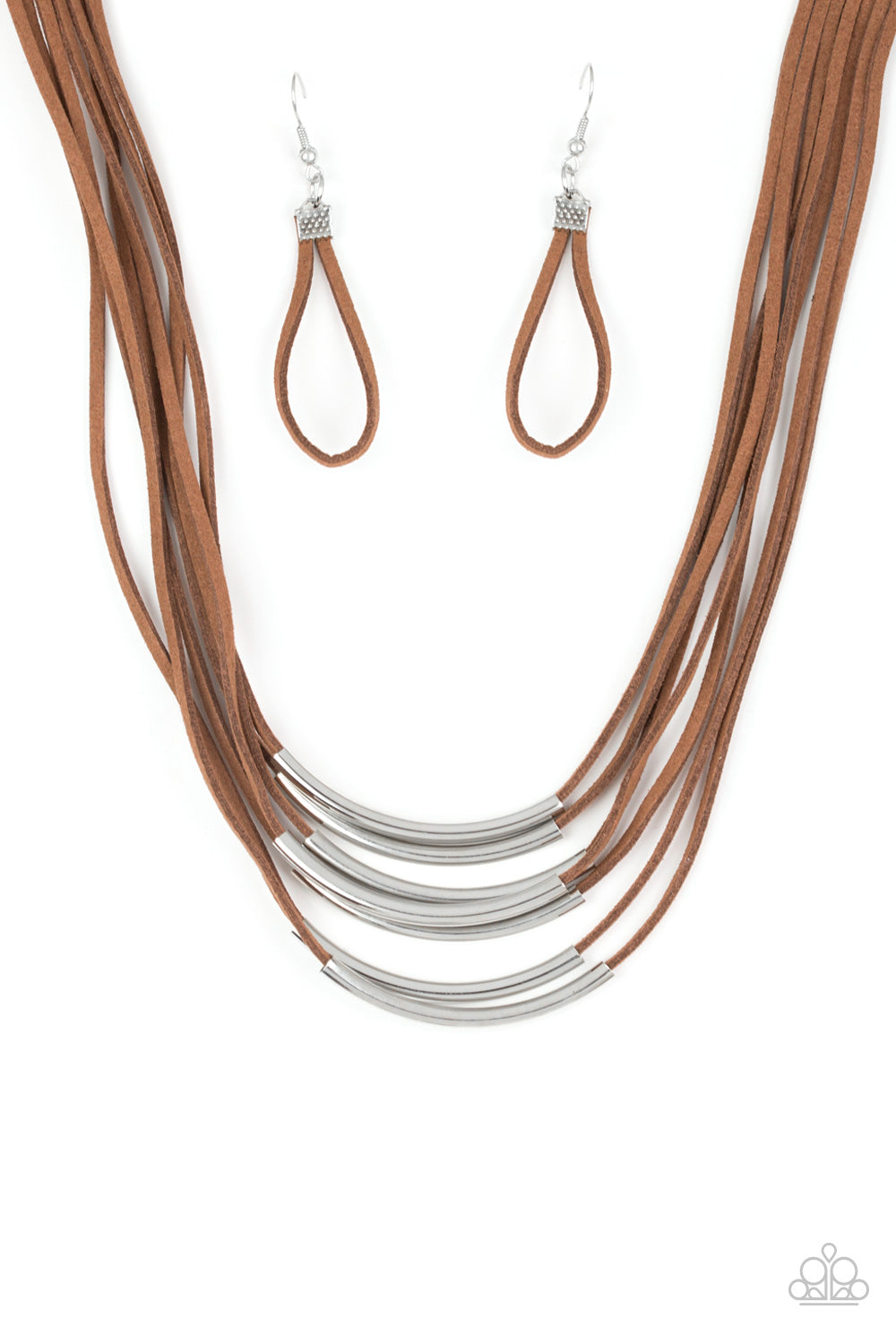 Walk the Walkabout - brown - Paparazzi necklace