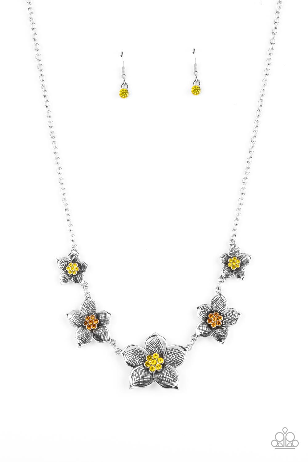 Tabloid Treasure- Yellow and Silver Necklace- Paparazzi Accessories – Chic  Shimmer