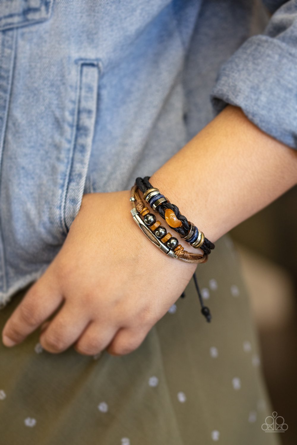 Wander More-orange-Paparazzi bracelet