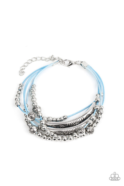 Wanderlust Wanderess - blue - Paparazzi bracelet