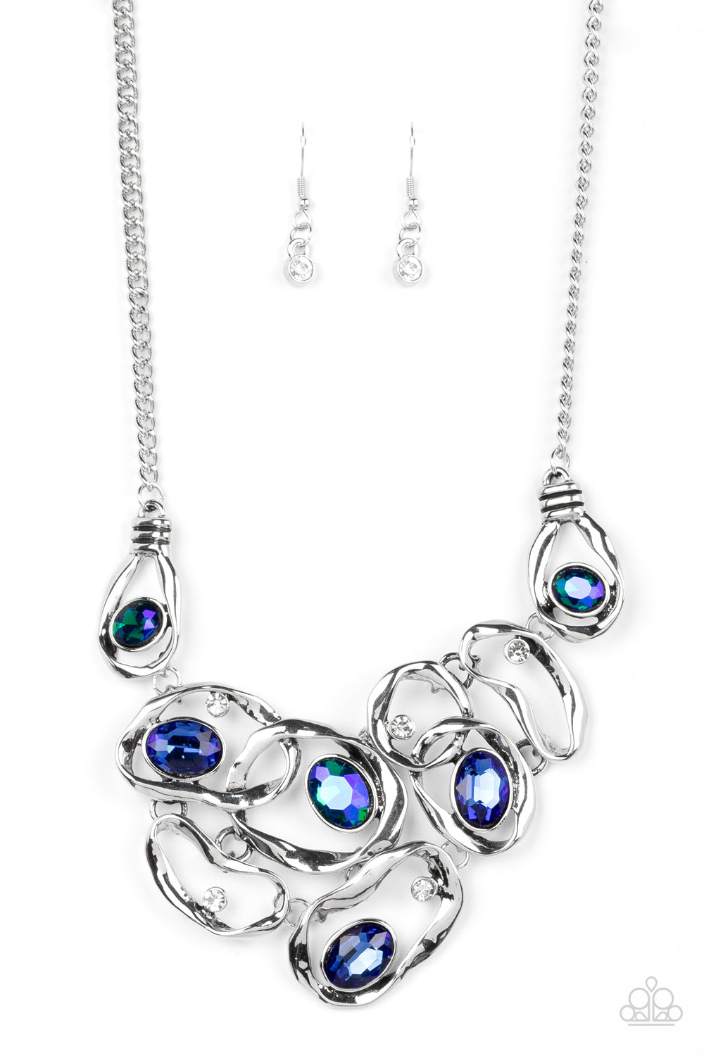 Warp Speed - blue - Paparazzi necklace