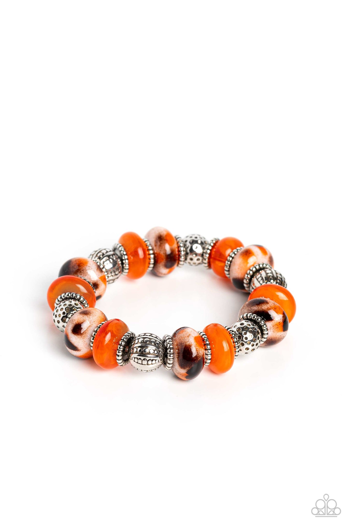 Warped Wayfarer - orange - Paparazzi bracelet