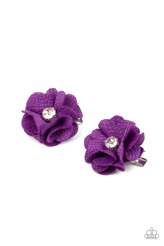 Watch Me Bloom - purple - Paparazzi hair clip