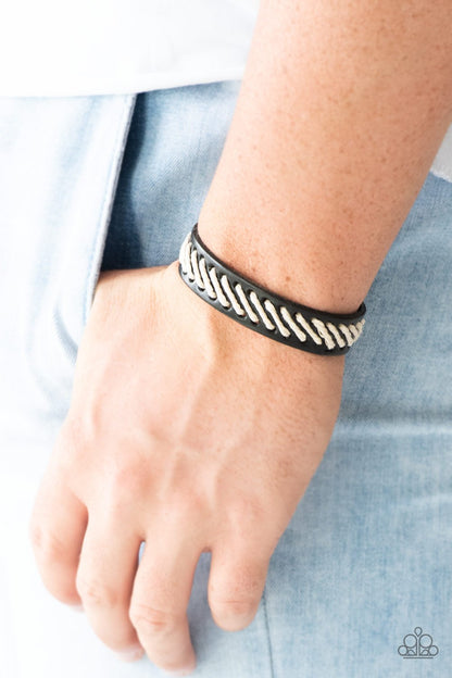 Watch Your BACKPACKER-black-Paparazzi bracelet