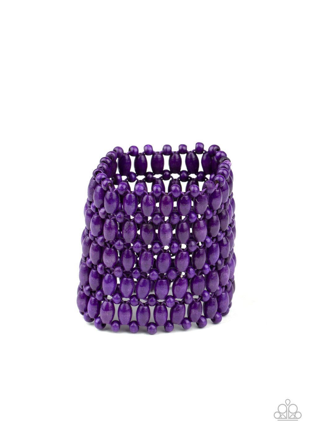 Way Down In Kokomo - purple - Paparazzi bracelet