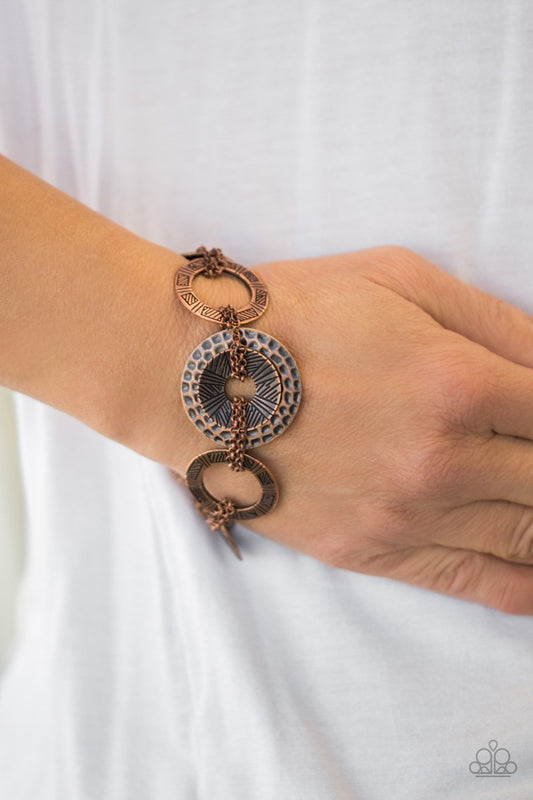 Way Wild - copper - Paparazzi bracelet