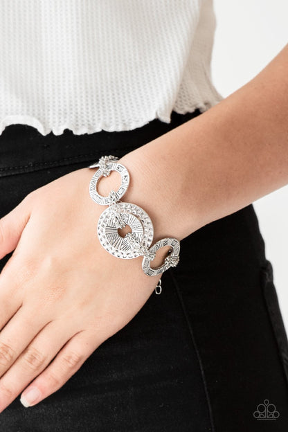 Way Wild-silver-Paparazzi bracelet