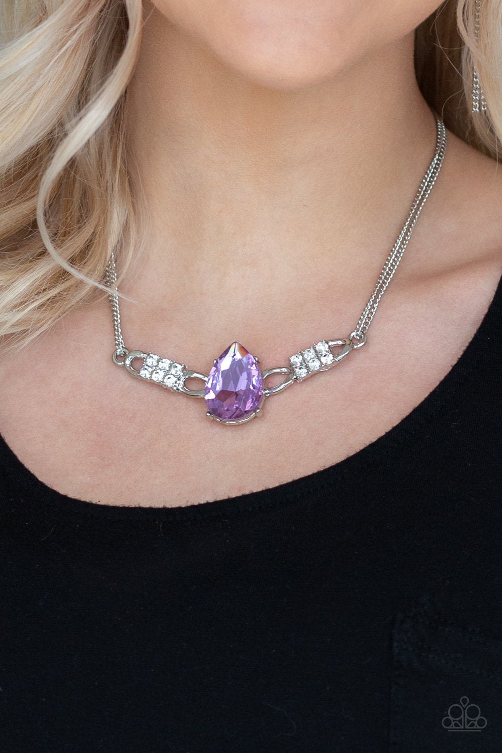 Way to Make an Entrance-purple-Paparazzi necklace