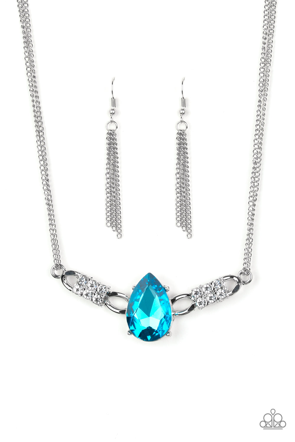 Way to Make an Entrance - blue - Paparazzi necklace