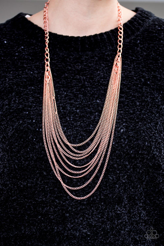 We Gonna Slay - copper - Paparazzi necklace