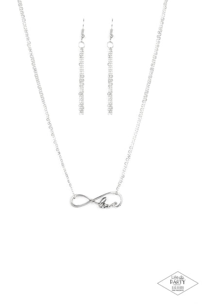 We Found Love - silver - Paparazzi necklace