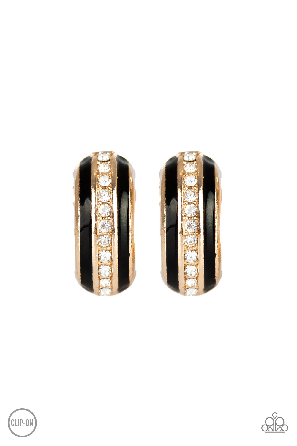 Wealthy Living - gold - Paparazzi CLIP ON earrings