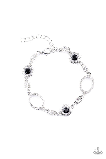 Wedding Day Demure - black - Paparazzi bracelet