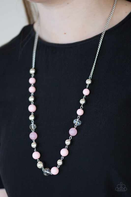 Weekend Getaway - pink - Paparazzi necklace