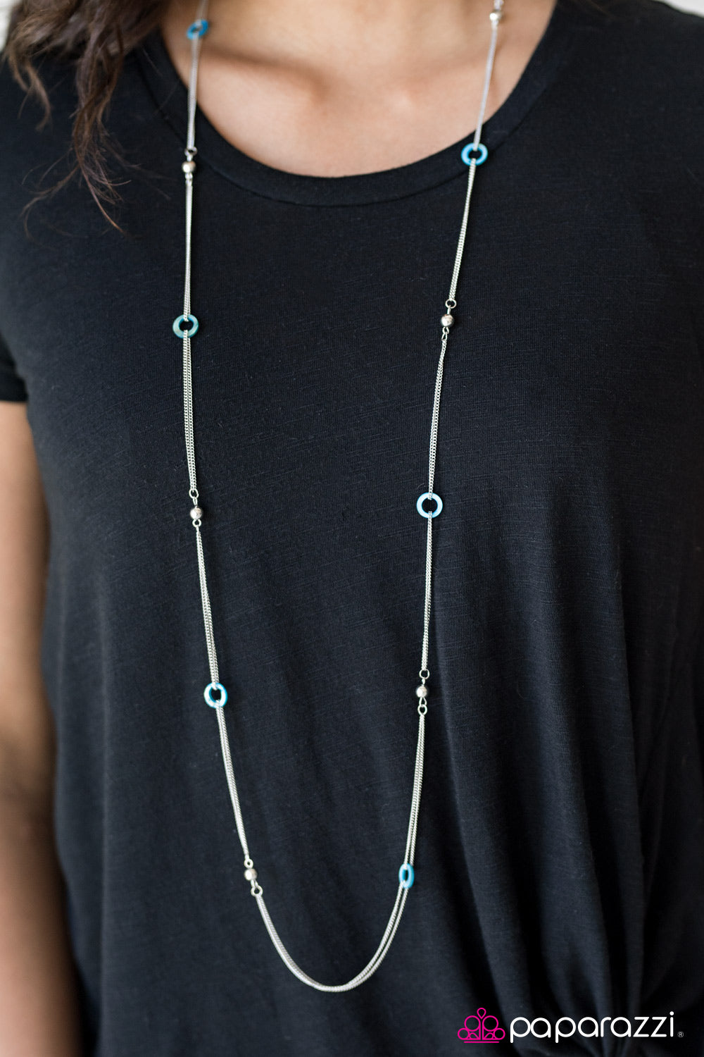 West Coast Fashion - Blue - Paparazzi necklace